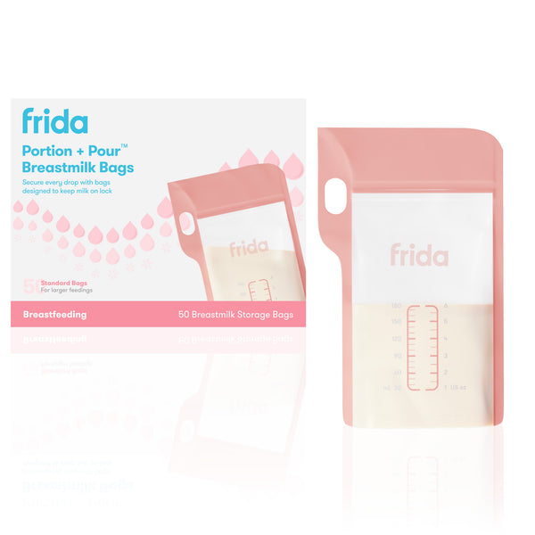 Breastmilk Storage Bags, 50ct Standard Freeze & Thaw Milk Bags