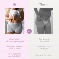 Boyshort Disposable Postpartum Underwear (8 Pack)