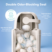 Odor-Blocking Diaper Pail
