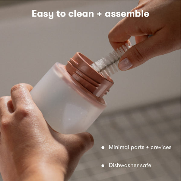 2-in-1 Manual Breast Pump Silicone Bottle Replacement Lid