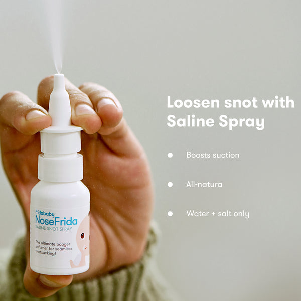 NoseFrida the SNOTSUCKER SALINE KIT – Frida The fuss stops