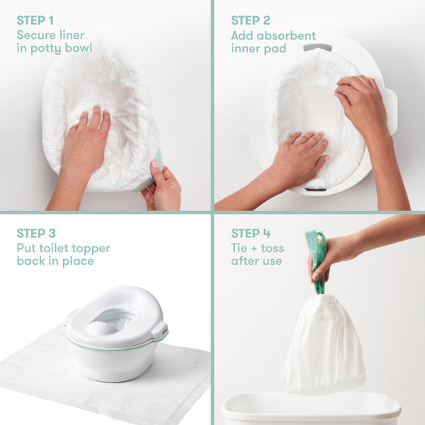 summer infant potty liners Poo + Pee Potty Liners – Frida