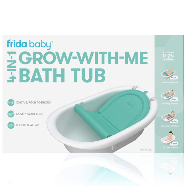 4-in-1 Grow-With-Me Bath Tub – Frida | The fuss stops here.