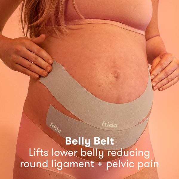 How to Kinesio tape pregnant belly? [and when to start]