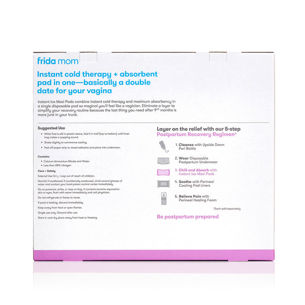  Frida Mom 2-in-1 Postpartum Pads, Absorbent Perineal