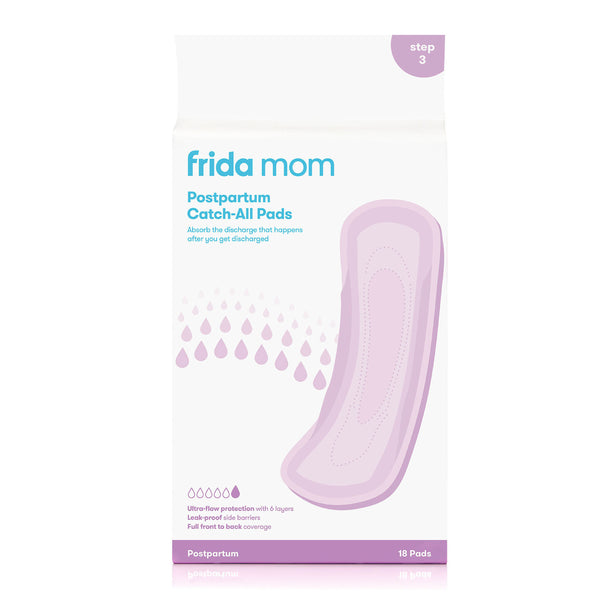 Frida Mom Postpartum Recovery Essentials Kit | Disposable Underwear, Ice  Maxi Absorbency Pads, Cooling Witch Hazel Medicated Pad Liners, Perineal
