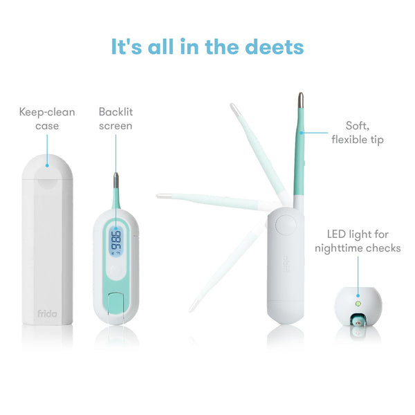 3in1 True Temp Thermometer Frida The fuss stops here.