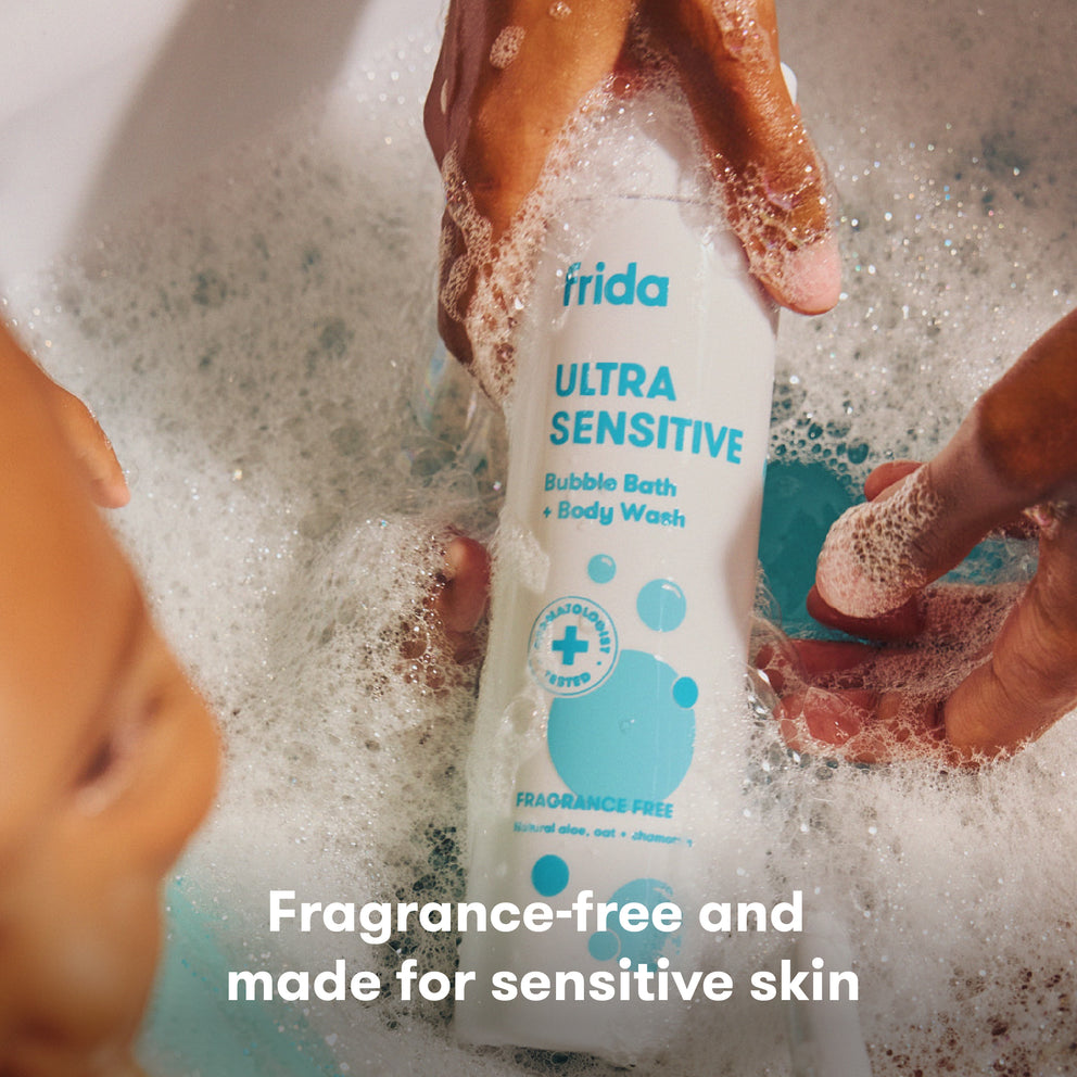 Ultra Sensitive Bubble Bath + Body Wash