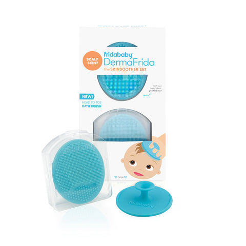Frida Baby DermaFrida SkinSoother silicone bath brush
