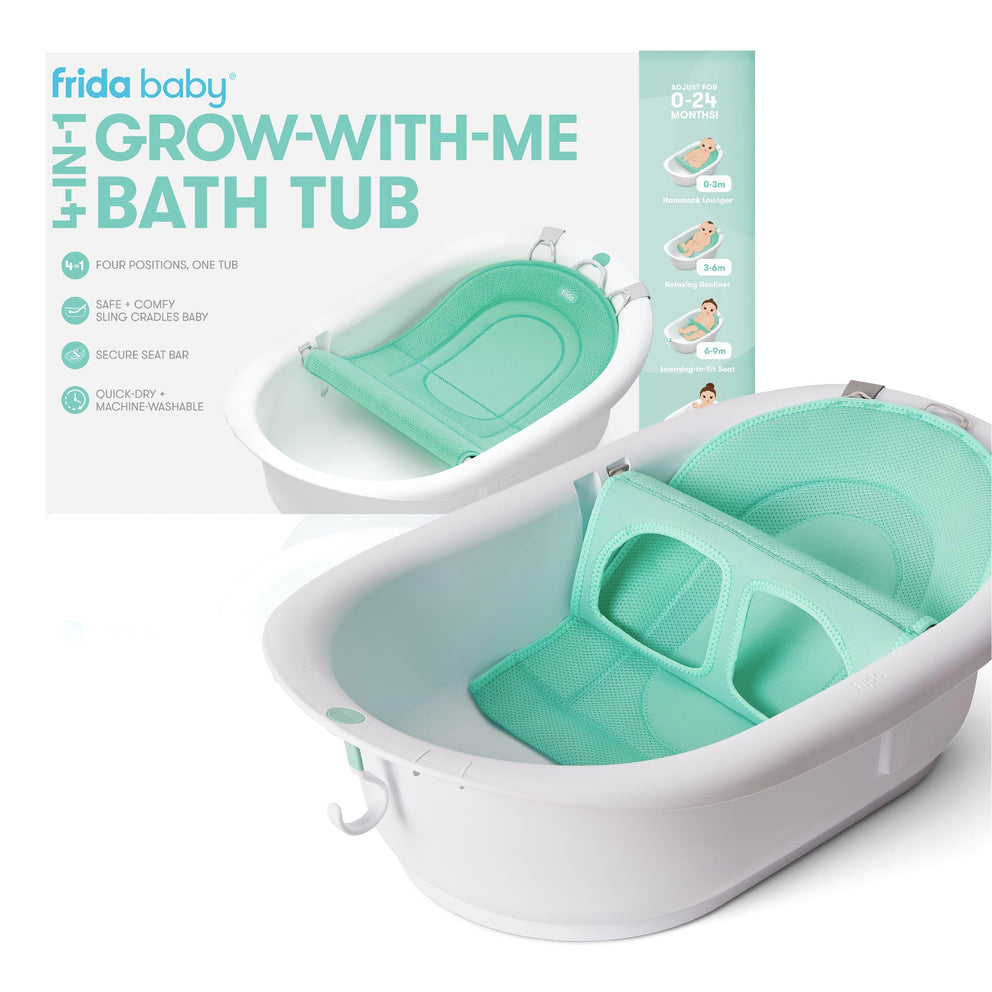 4-in-1 Grow-With-Me Bath Tub – Frida | The fuss stops here.