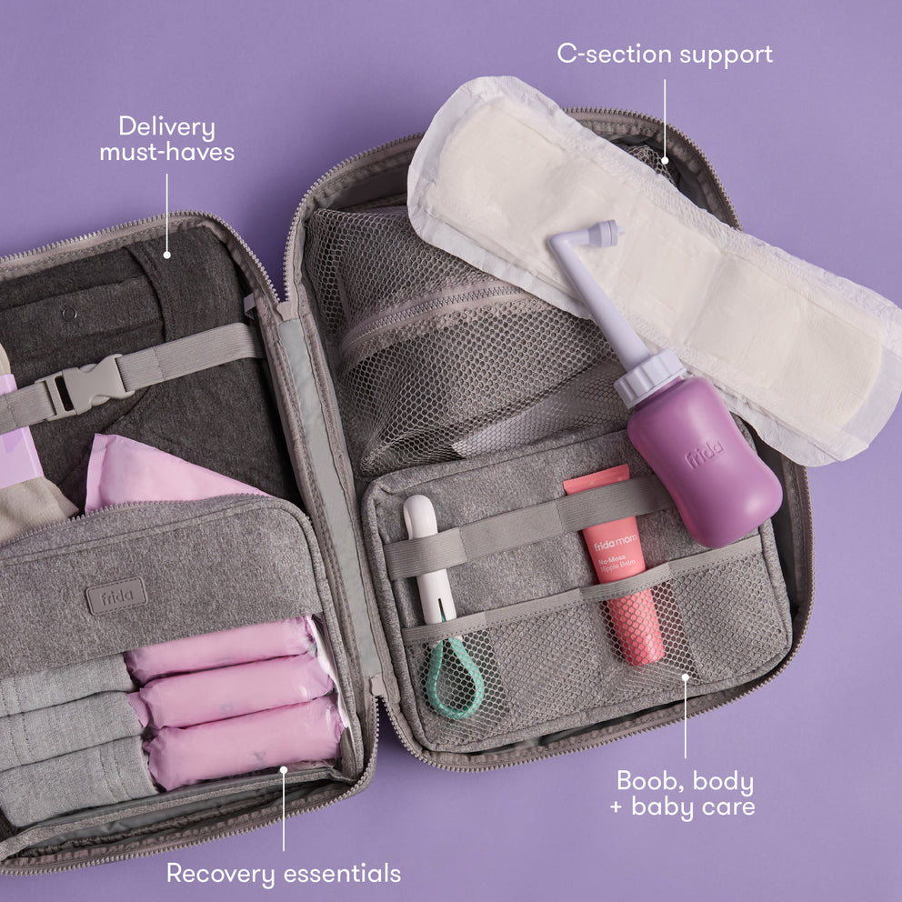 Pre-Packed Hospital \u0026 Diaper Bag for C-Section Delivery