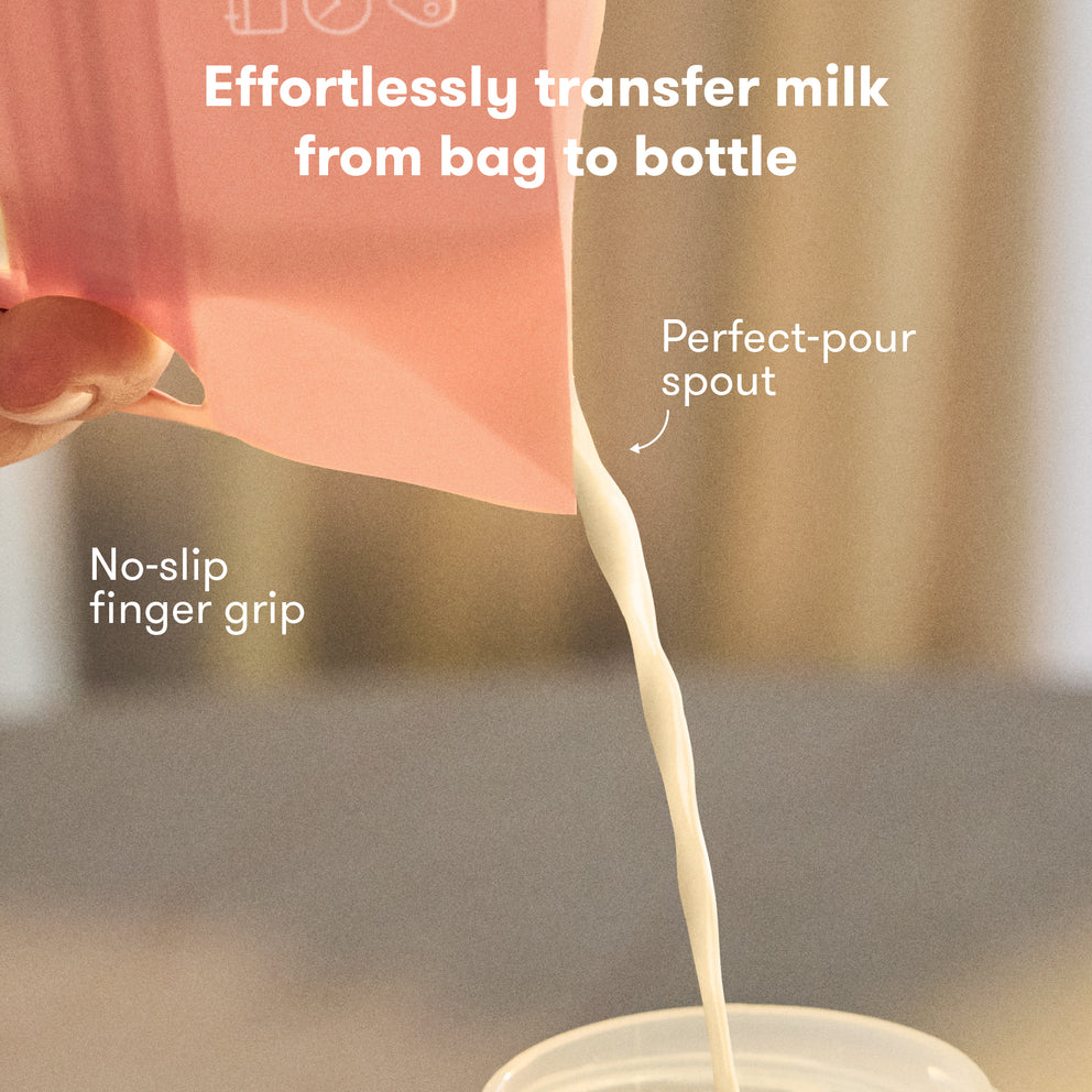 Breastmilk Storage Bags, 50ct Standard  Freeze \u0026 Thaw Milk Bags