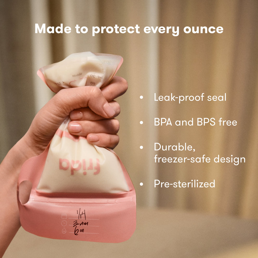 Breastmilk Storage Bags, 50ct Standard  Freeze \u0026 Thaw Milk Bags