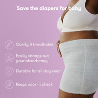 Boyshort Disposable Postpartum Underwear