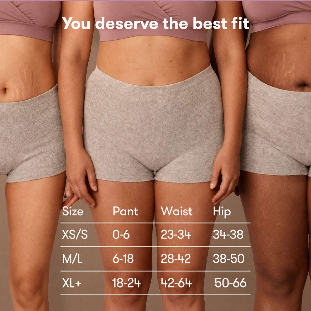 Boyshort Disposable Postpartum Underwear