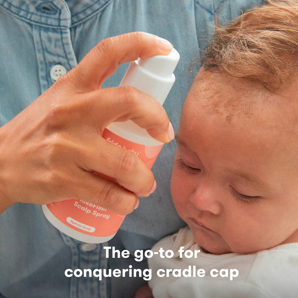 Oh Cr*p! Cradle Cap FlakeFixer Scalp Spray + Scalp Mask Duo