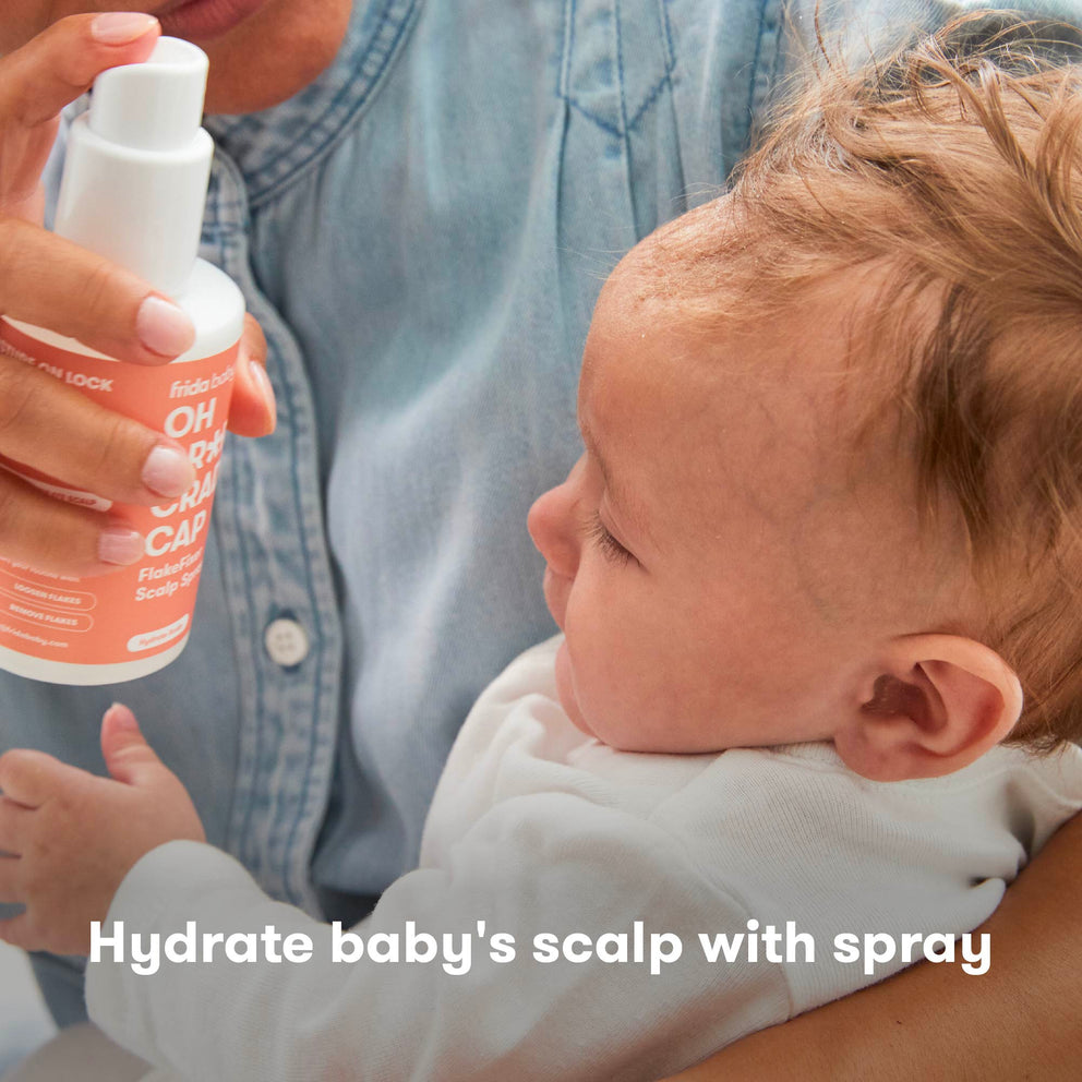 Oh Cr*p! Cradle Cap FlakeFixer Scalp Spray + Scalp Mask Duo