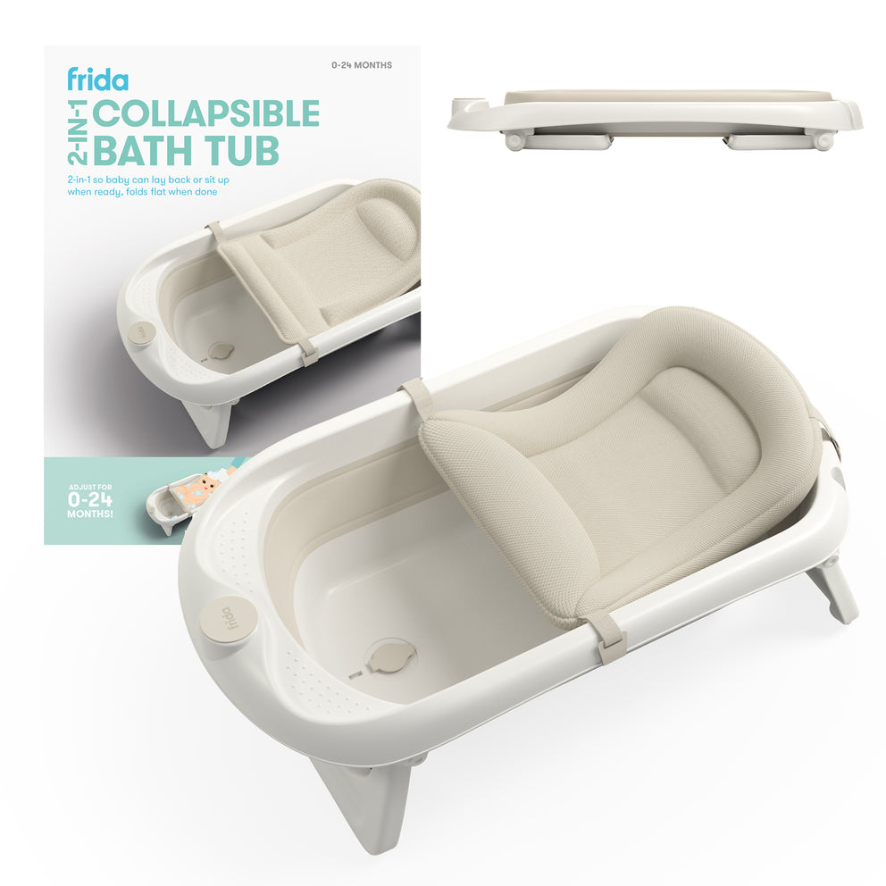 2-in-1 Collapsible Baby Bath Tub