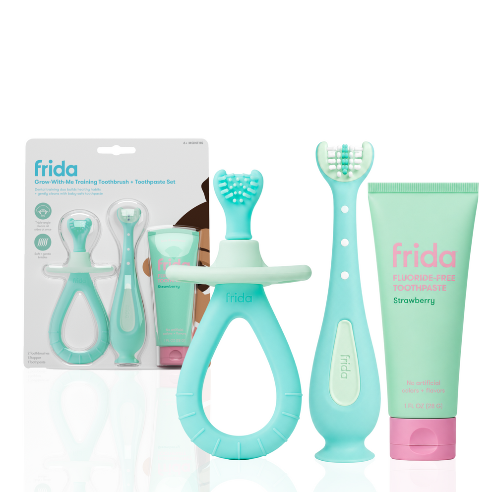 Grow-With-Me Baby \u0026 Toddler Toothbrush + Toothpaste Set
