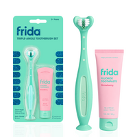 Triple-Angle Toothbrush + Fluoride Toothpaste Set