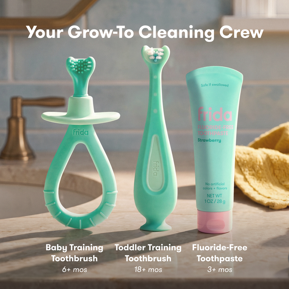 Grow-With-Me Baby \u0026 Toddler Toothbrush + Toothpaste Set