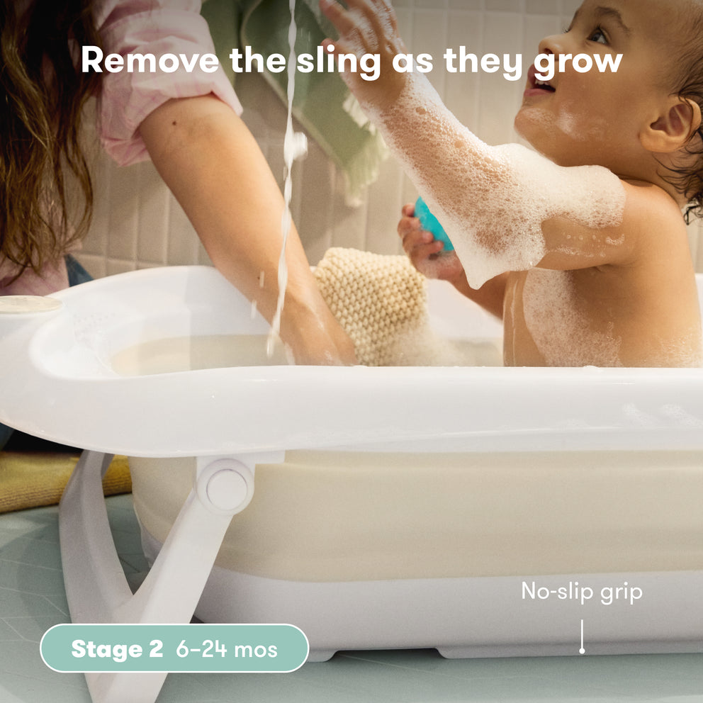 2-in-1 Collapsible Baby Bath Tub