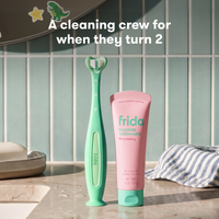 Grow-With-Me Baby & Toddler Toothbrush + Toothpaste Set