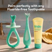 Triple-Angle Toothbrush + Fluoride Toothpaste Set