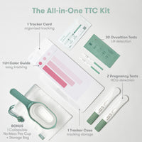 Ovulation and Pregnancy Test + Track Set