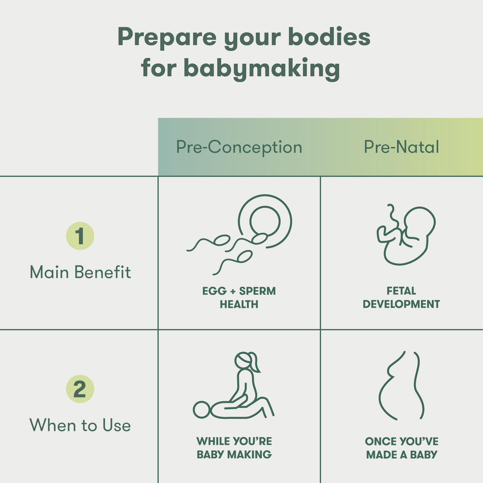 Pre-Conception Supplement Set