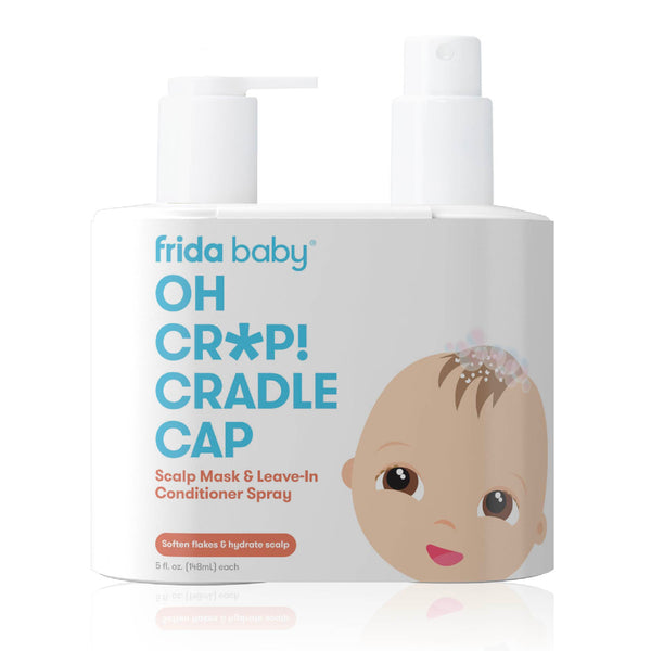 Oh Cr*p! Cradle Cap FlakeFixer Scalp Spray + Scalp Mask Duo