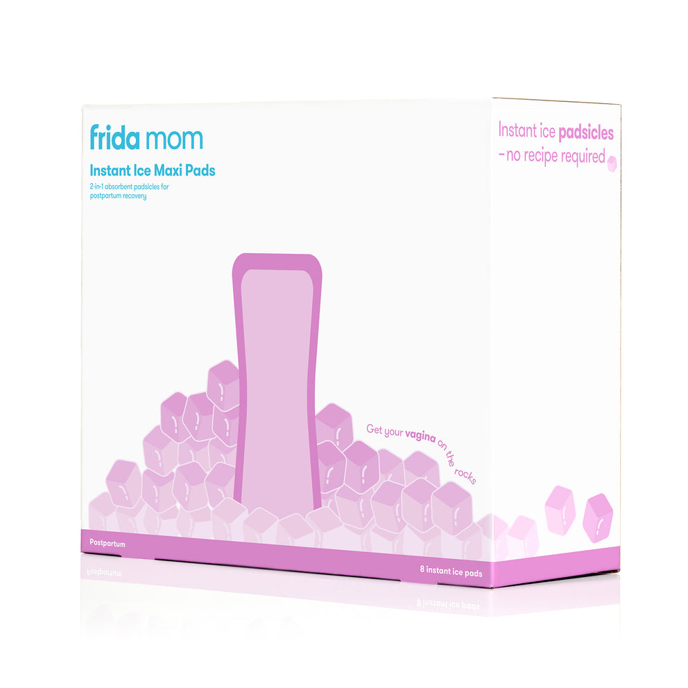 Frida Mom Instant Ice Maxi Pads Postpartum Recovery 8 Pack Step 3