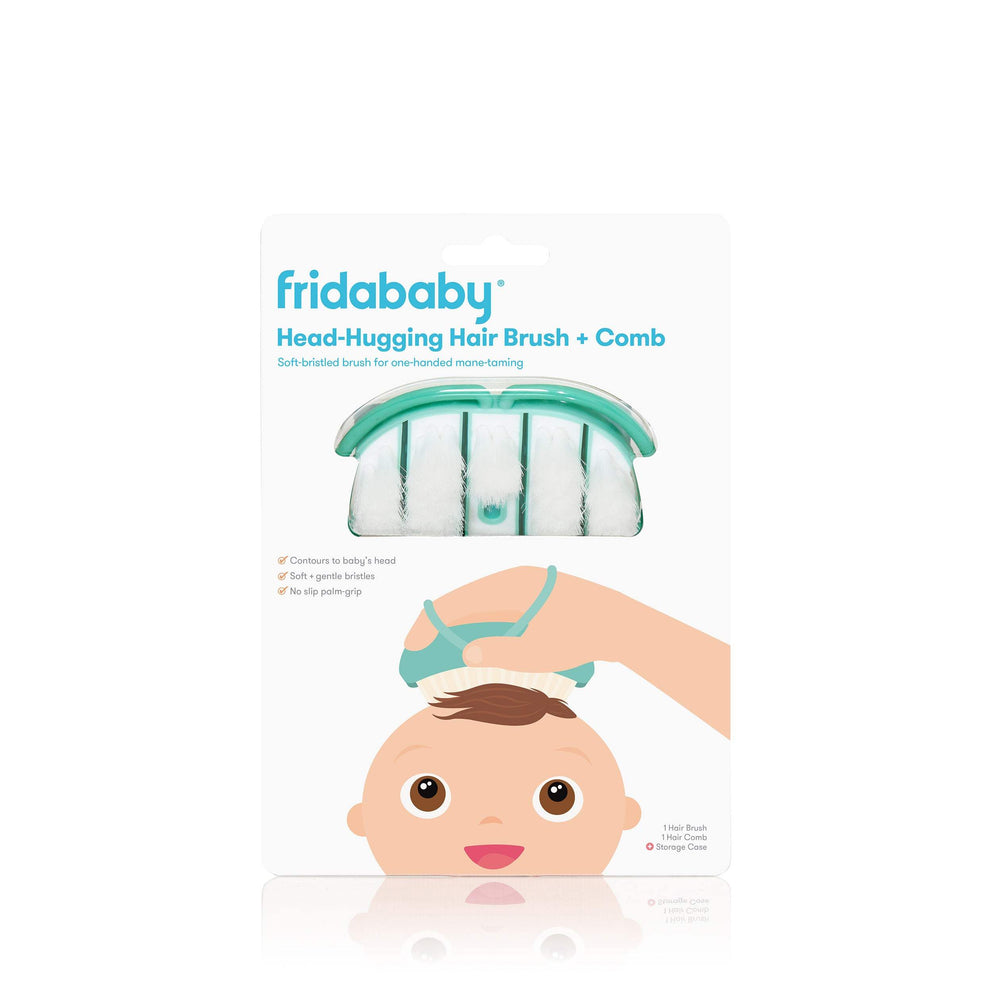 FridaBaby Baby Hairbrush + Comb Set - Mini Jake