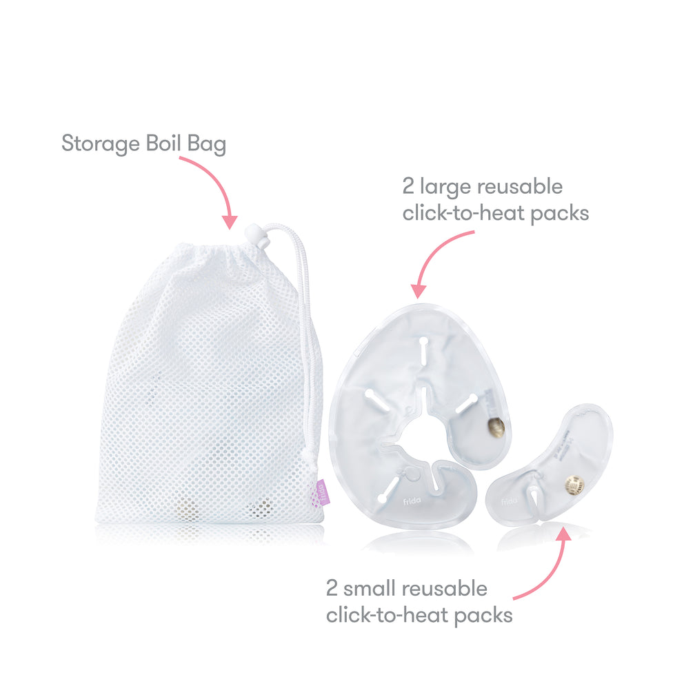 InstaRelief Breast Heating Pads & Ice Packs for Nursing Relief