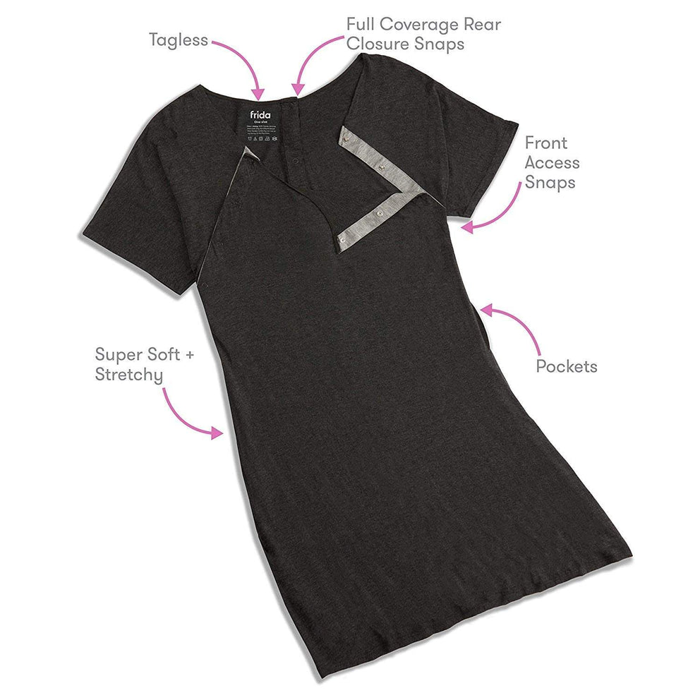 Giant Snap Button T-Shirt Dress - Women - Ready-to-Wear